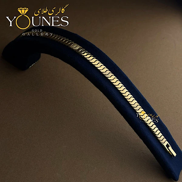 دستبند تمام طلا رولکس موج دار